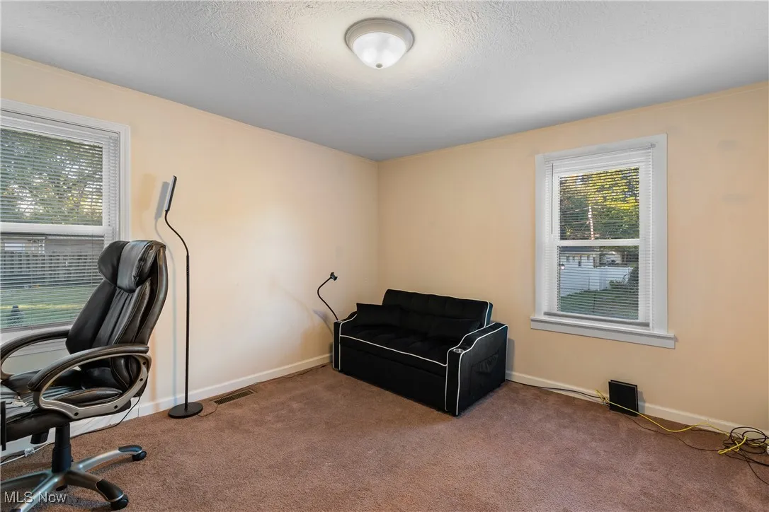 1st floor bedroom currently utilized as an office.