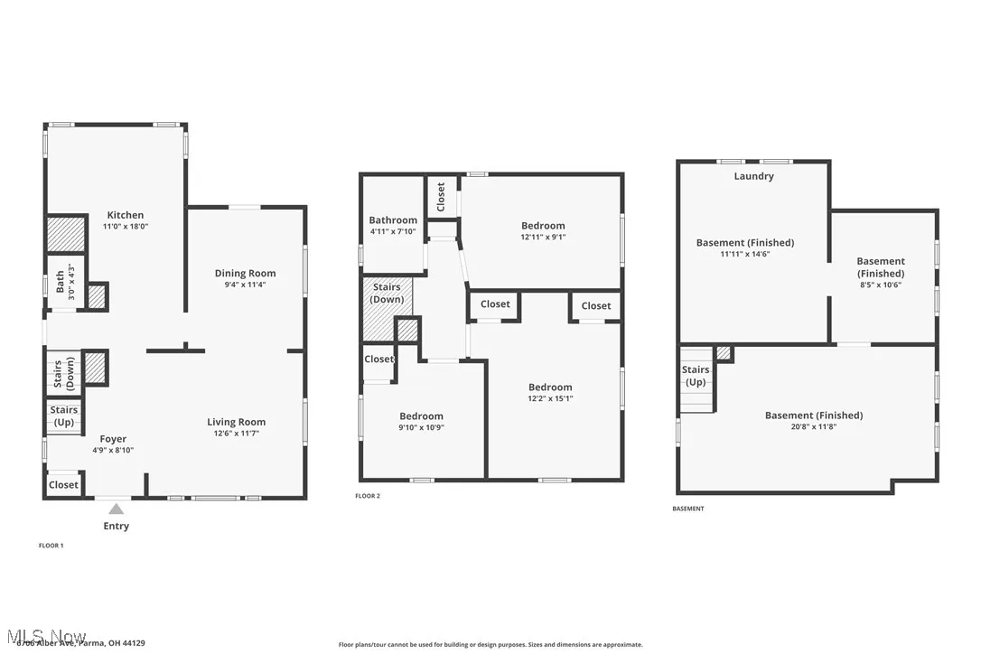 View of floor plan / room layout
