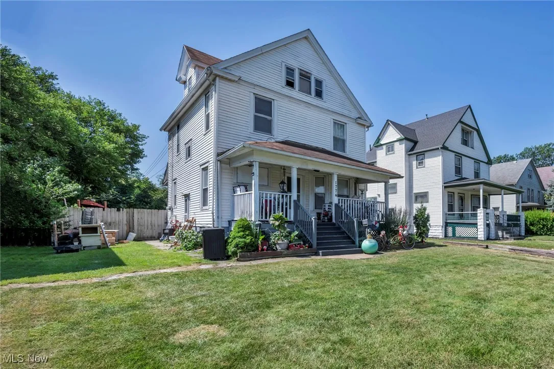 Traditional style home featuring a porch
