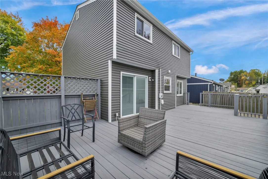 View of deck