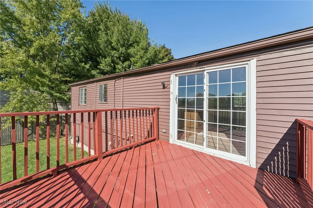 View of deck