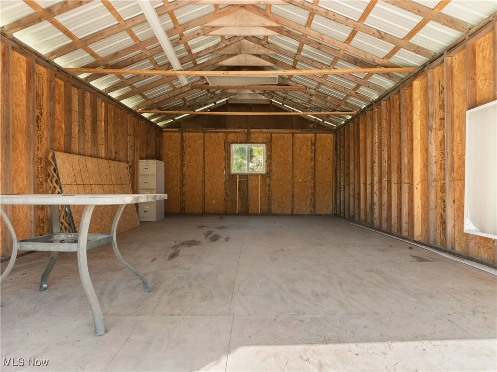 View of storage room