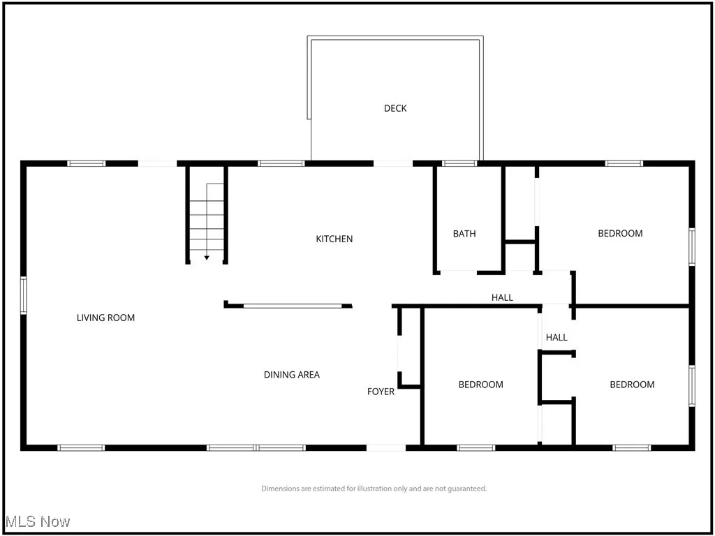 View of floor plan / room layout