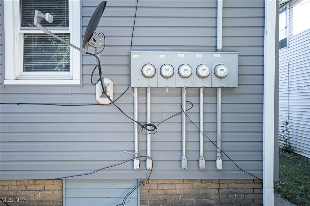 5 separate electrical meters