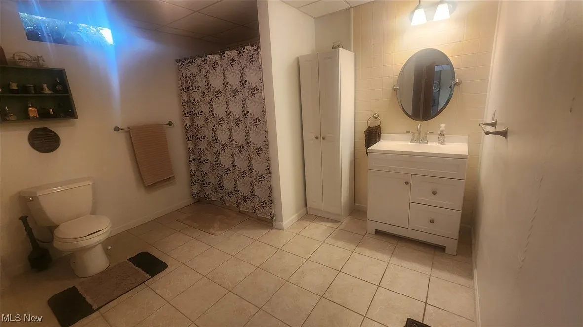 Bathroom in lower level