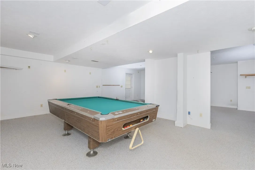 Open finished basement, verstatile for so many uses.