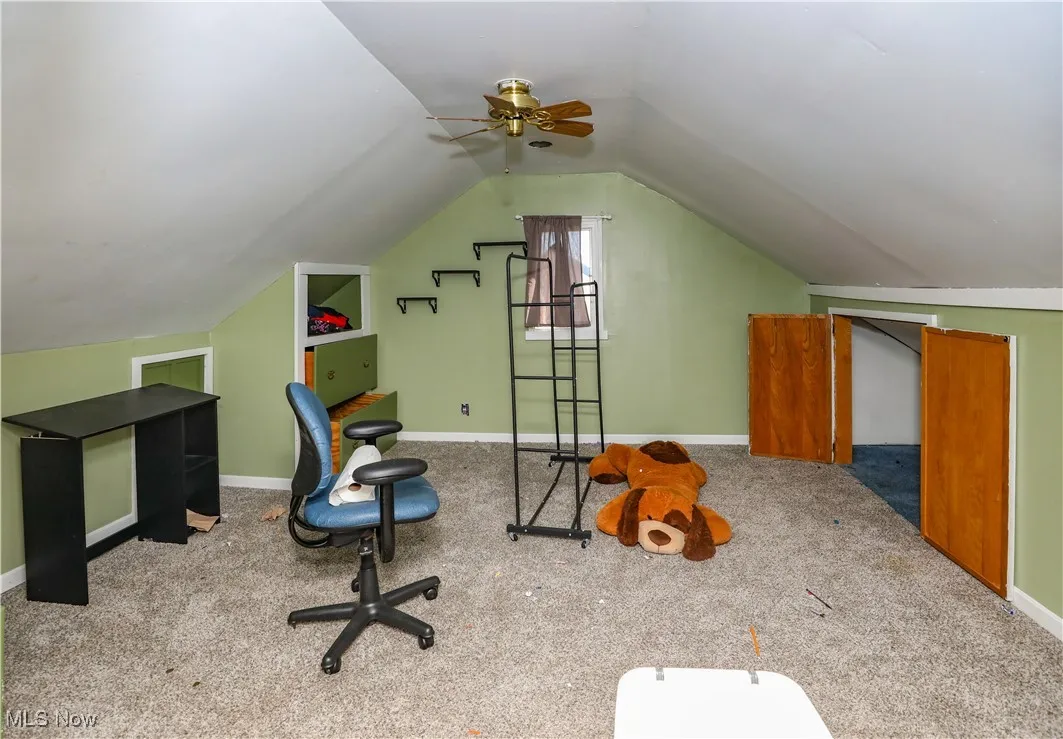 Left side of the upstairs recreational area