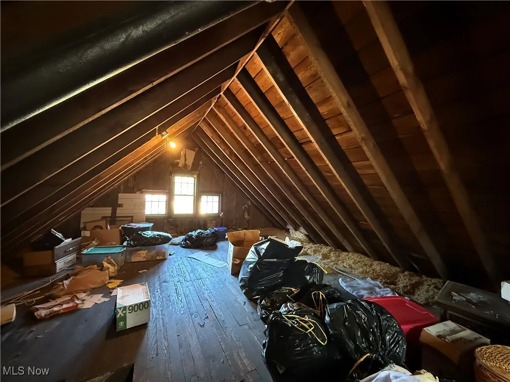 View of attic