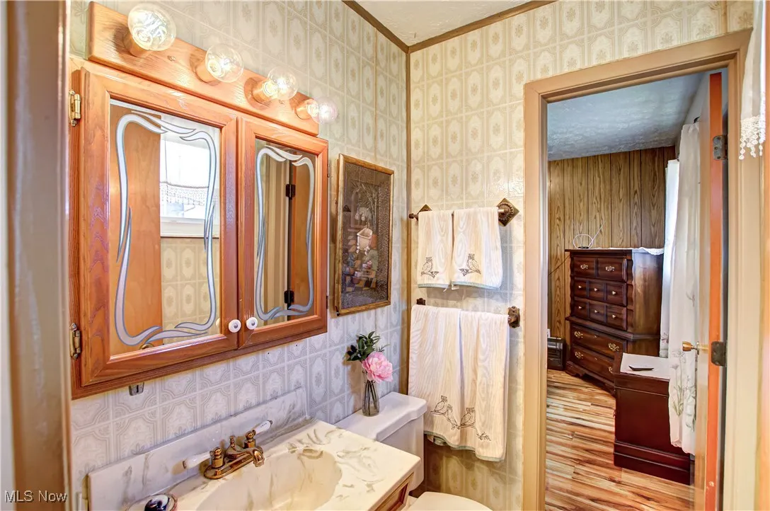 first floor half bath