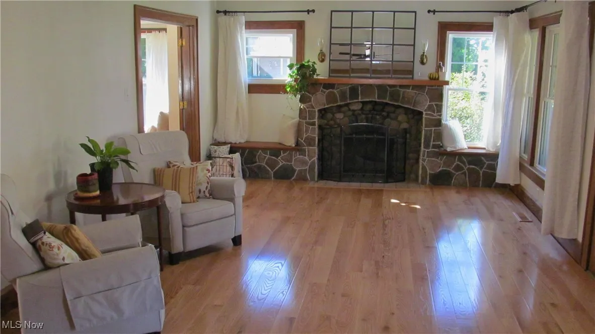 Living room featuring Gas Fireplace