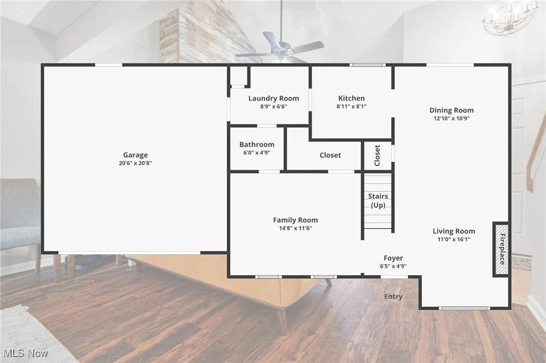 View of room layout