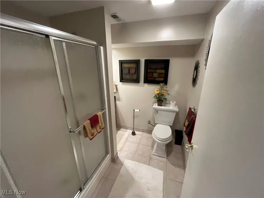 Third full bath in the basement