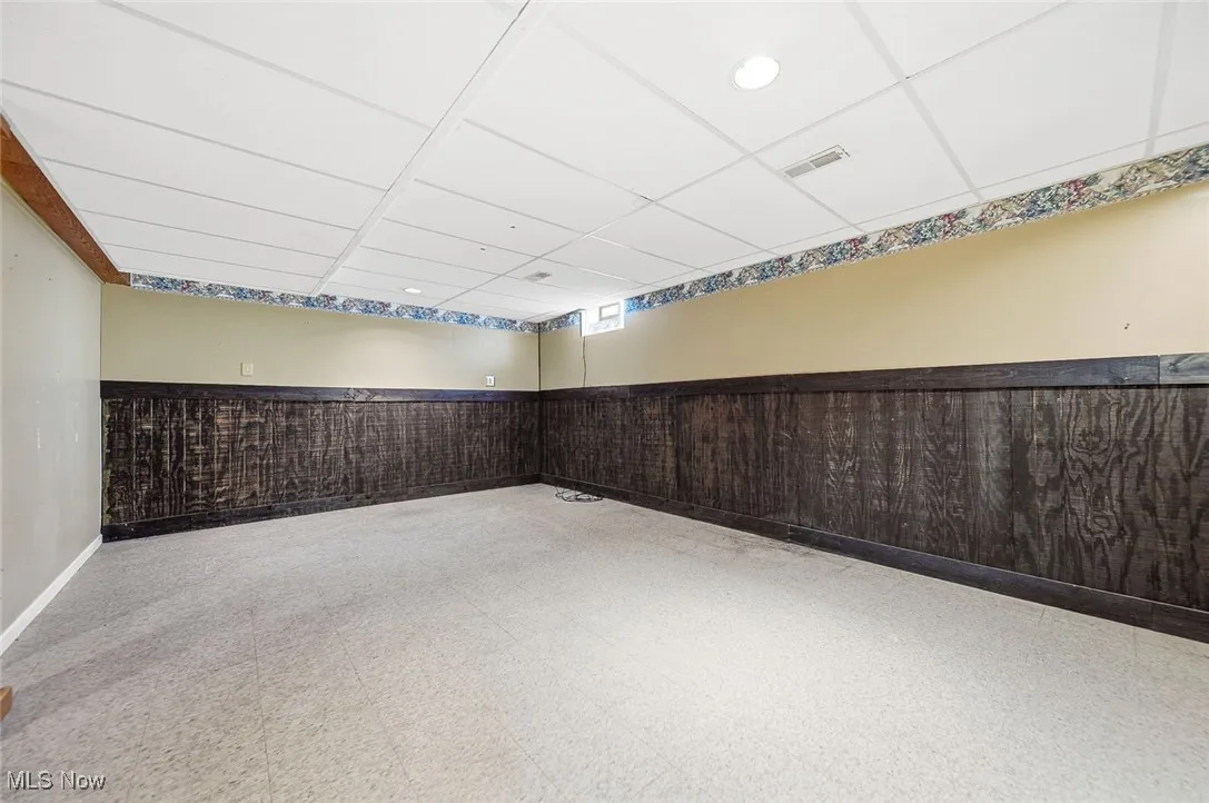 Partially Finished Basement