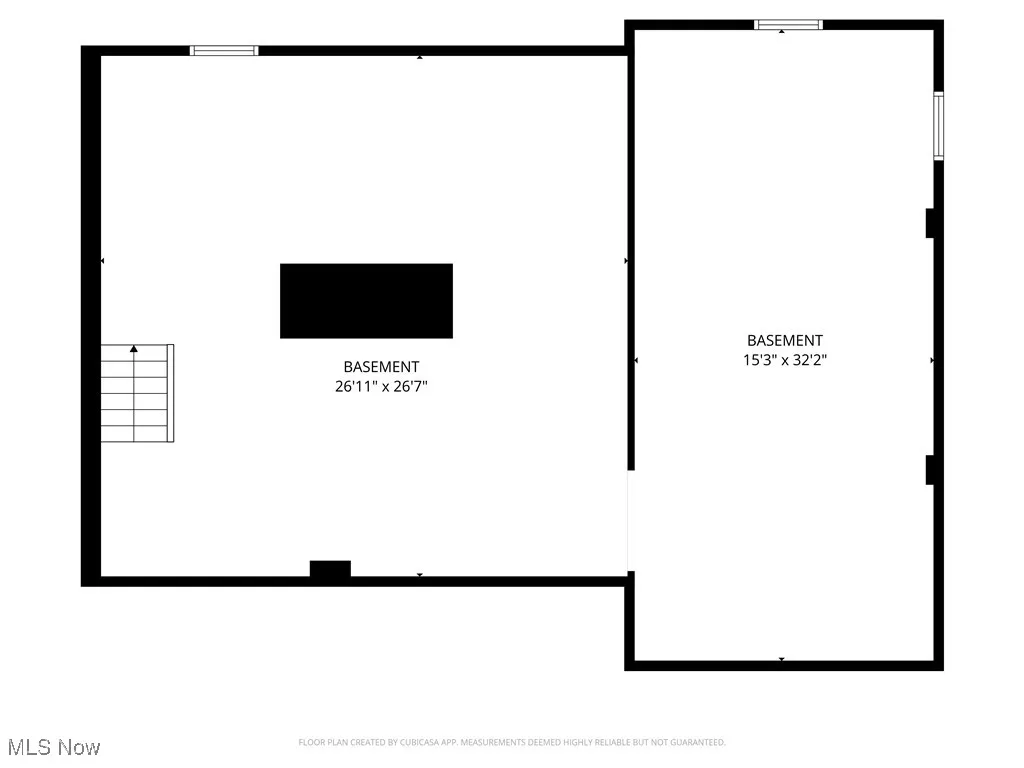 Basement floor plan