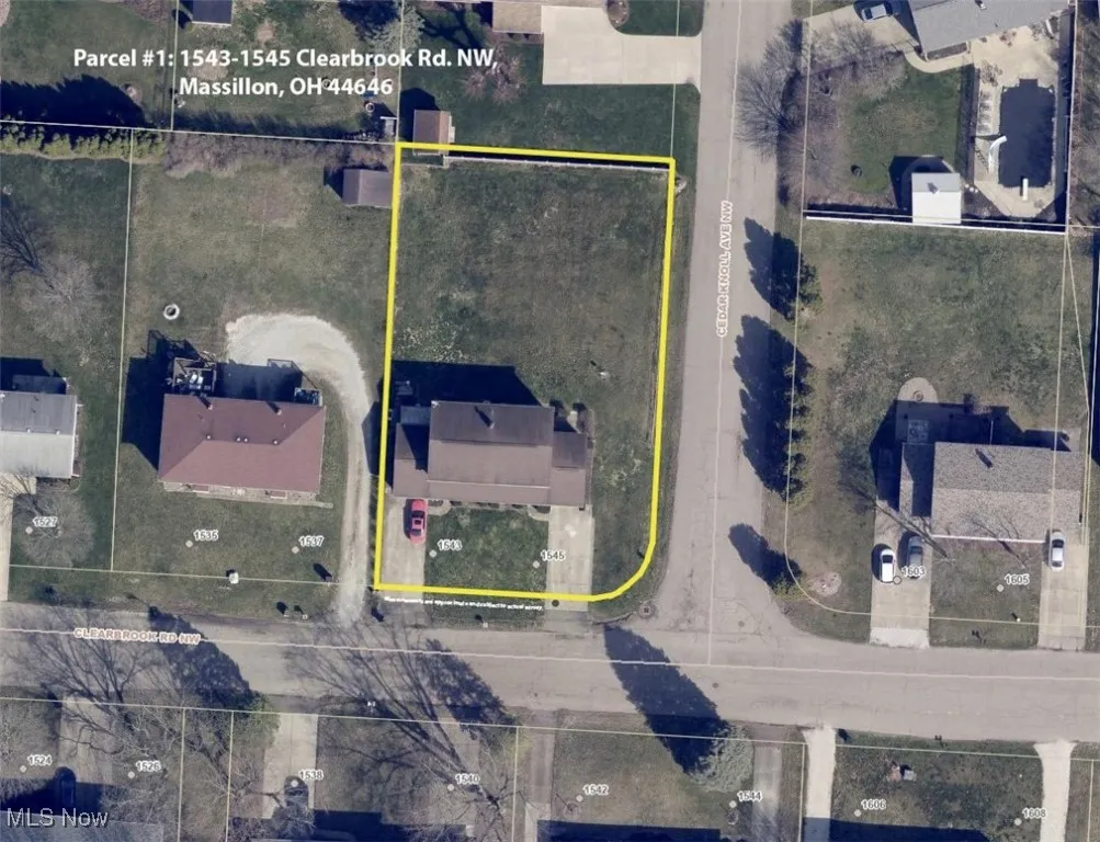 Map of property location featuring property parcel outlined