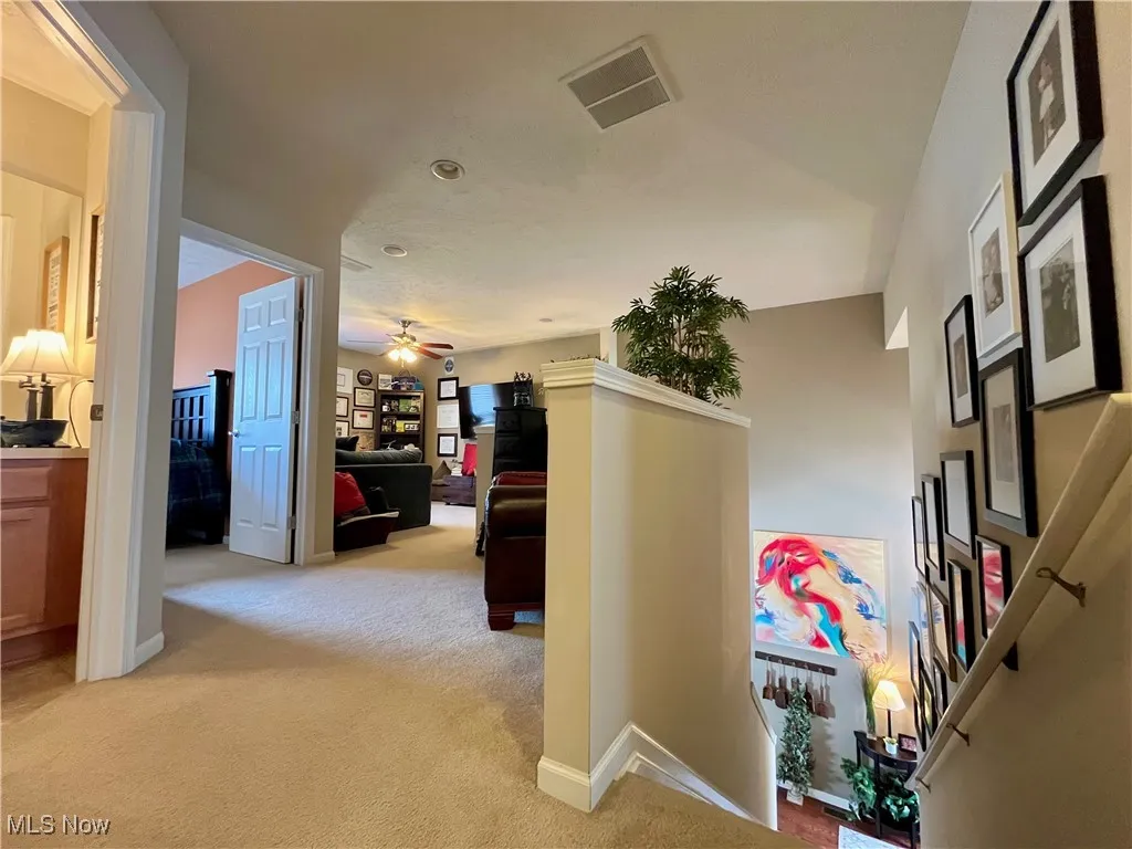 View of loft from stairs