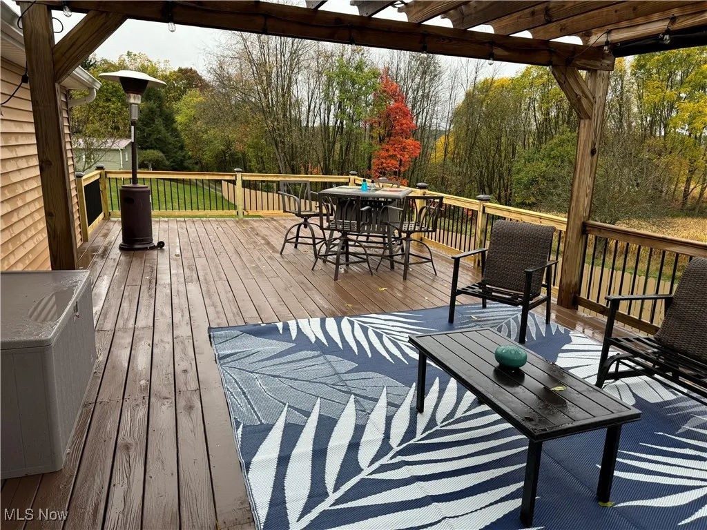 Deck featuring outdoor dining space