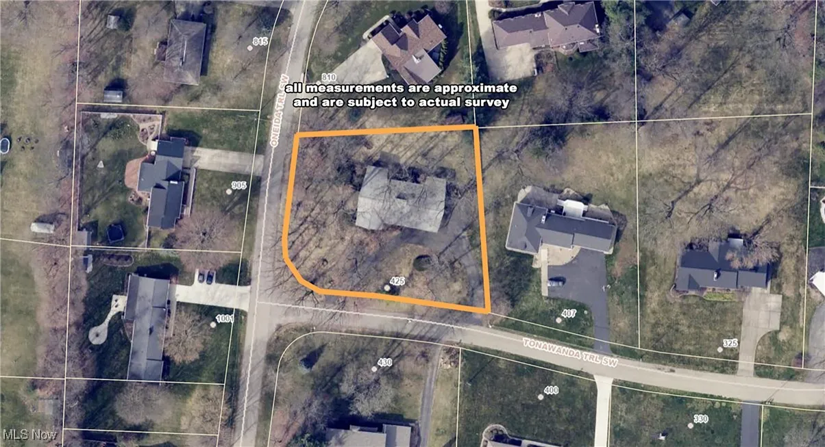 Map of property location with property parcel outlined