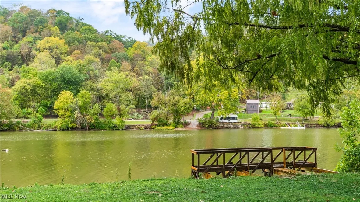 Surrounding community with a water view