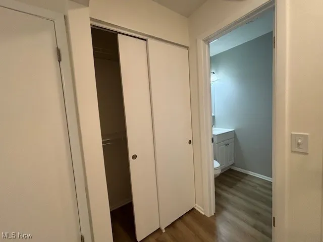 View of closet