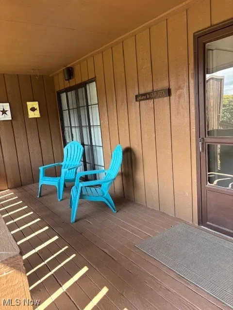 View of deck