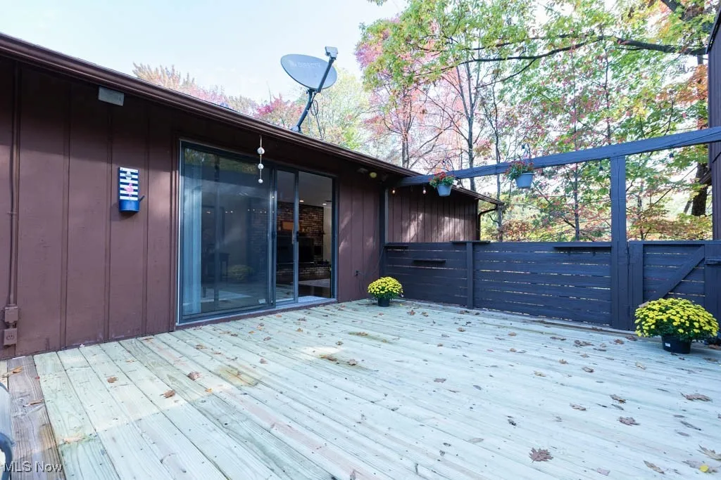 View of deck