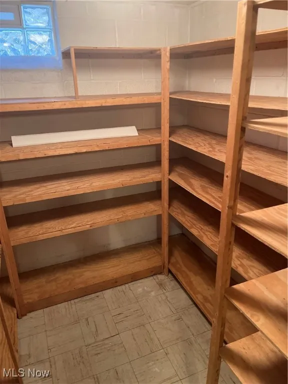 Lower level storage area