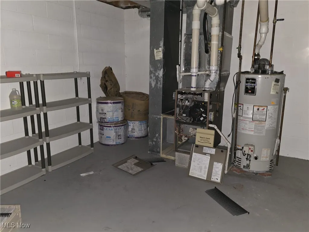 Utilities featuring water heater