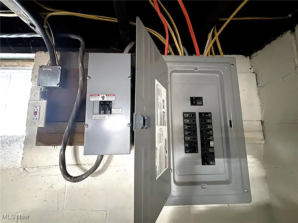 Utilities featuring electric panel