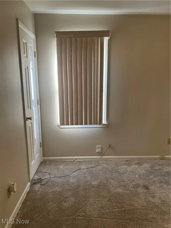 Carpeted spare room with plenty of natural light