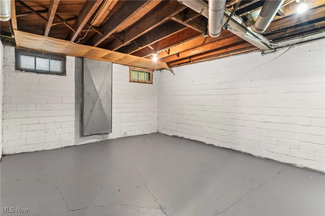 Below grade area featuring healthy amount of natural light