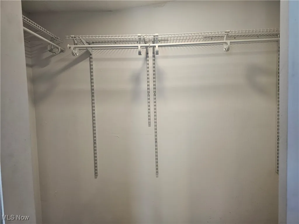 View of spacious closet