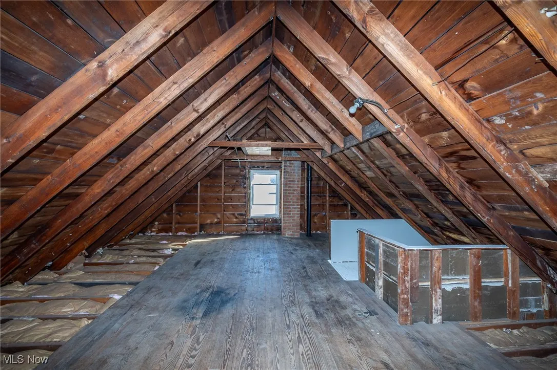View of attic