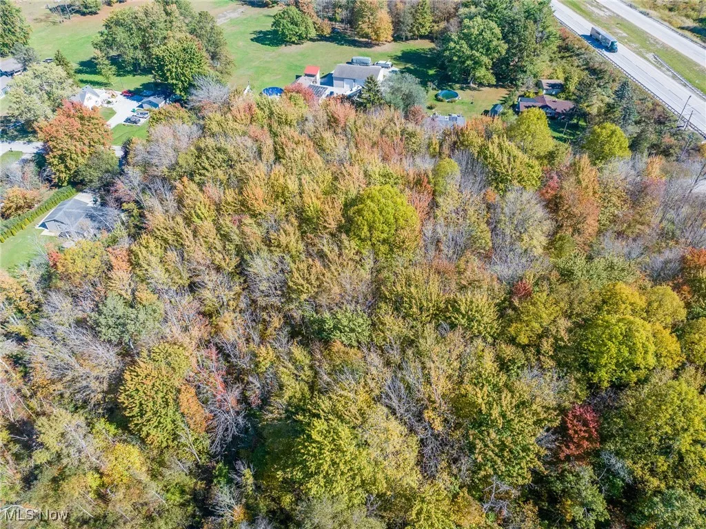 Aerial view of property's location
