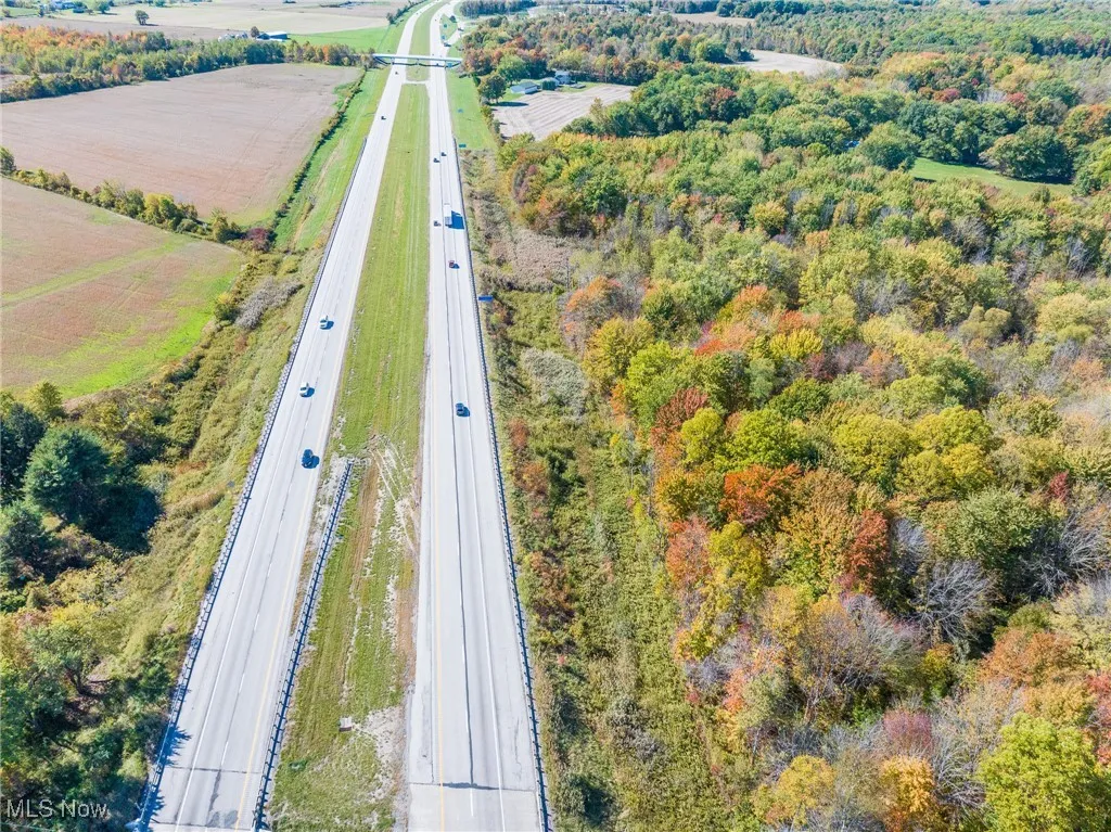Aerial view of property's location