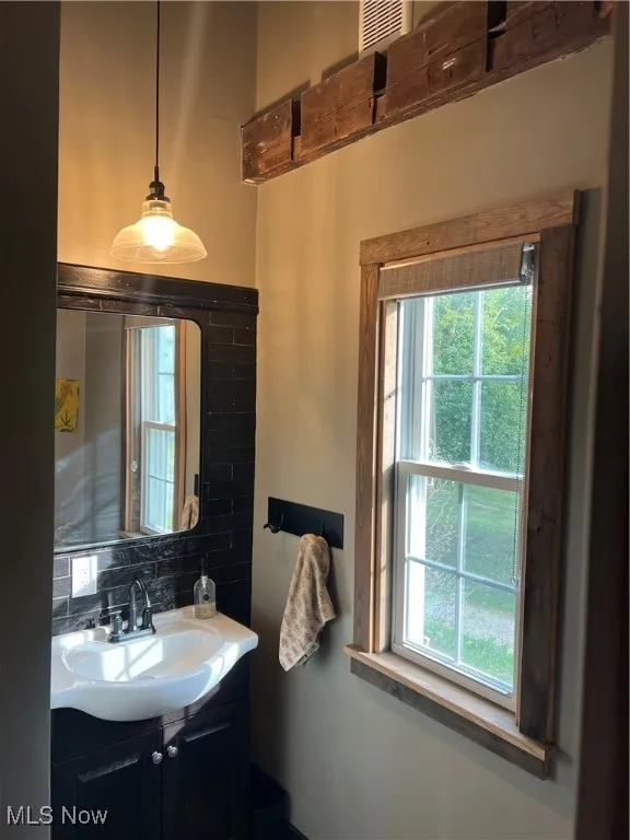 First floor half bathroom