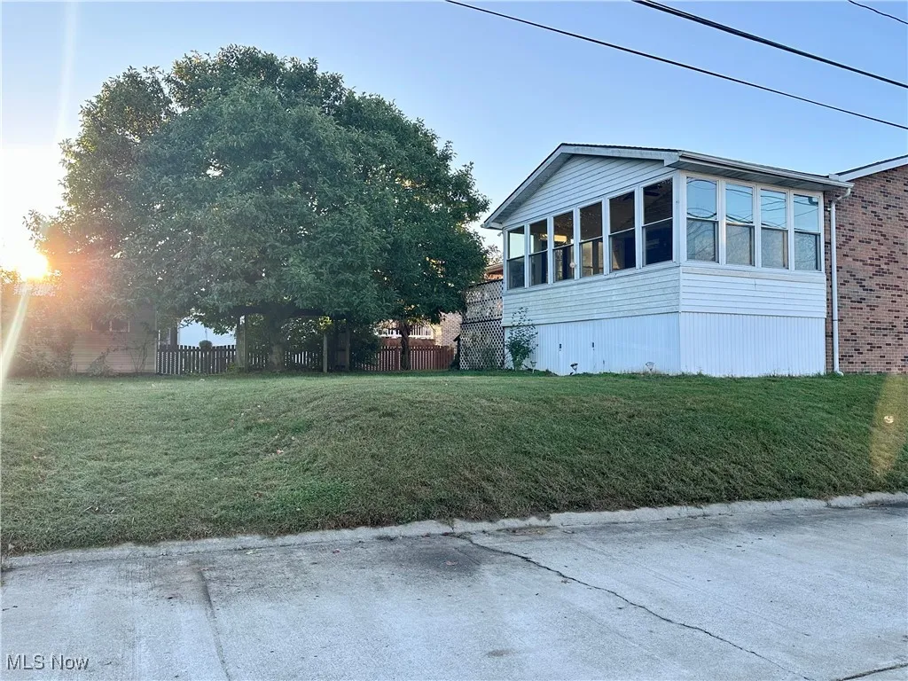large back yard ...
