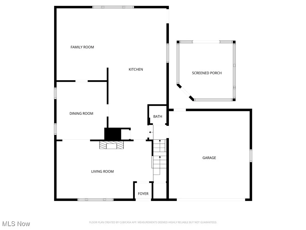 View of room layout