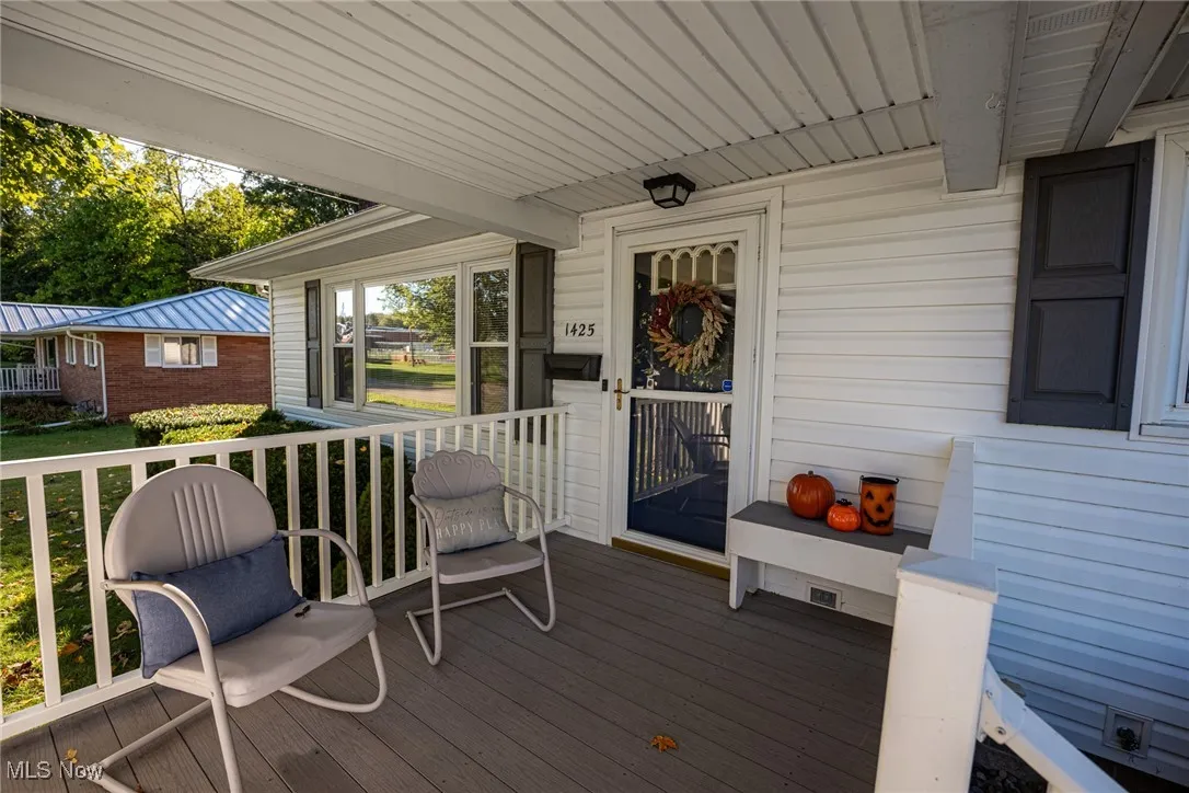 View of deck