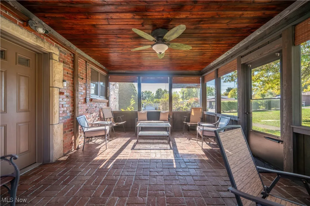 Screened porch