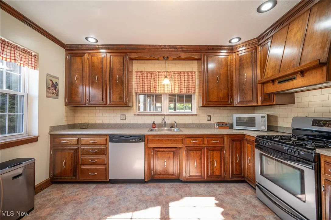 Kitchen sink area