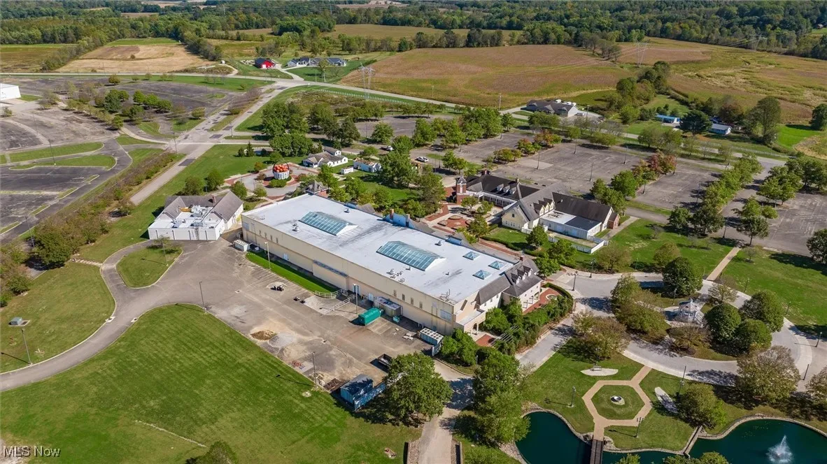 Aerial view of property's location