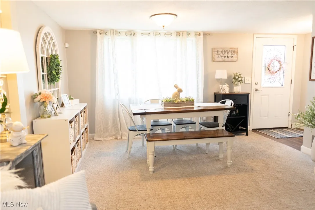 View of dining space