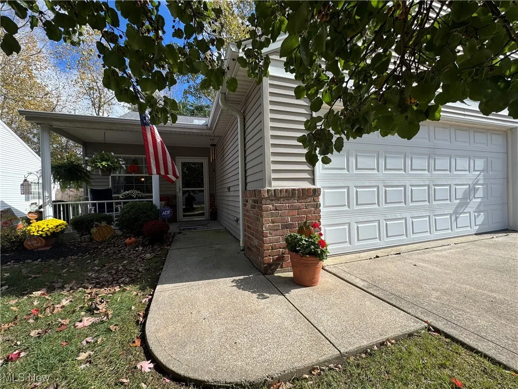 Walkway to property and front entry