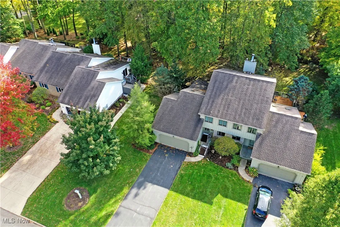 View from above of property