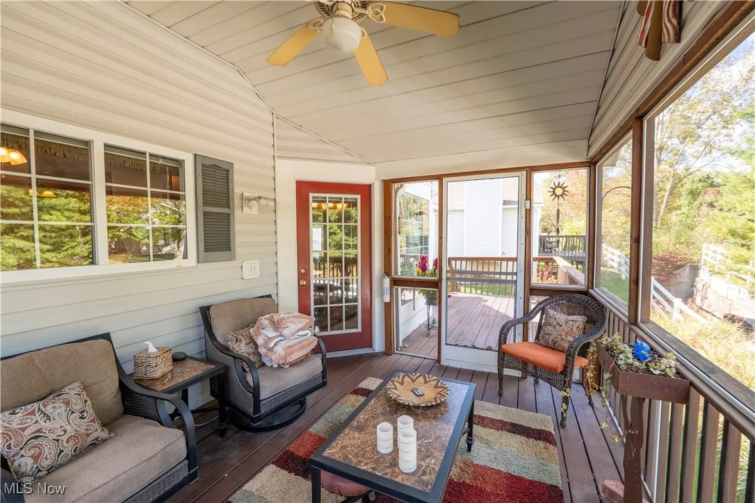 Screened Porch - porch furniture can stay