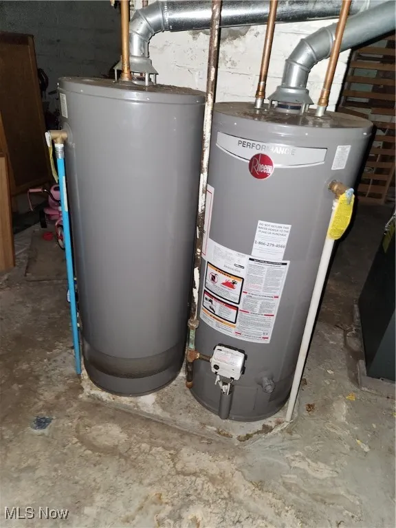 Utilities featuring water heater