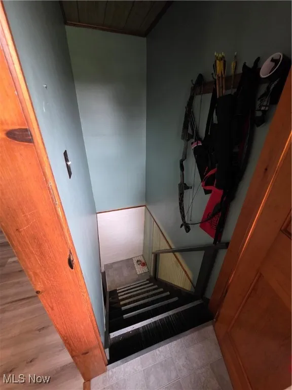 View of stairs