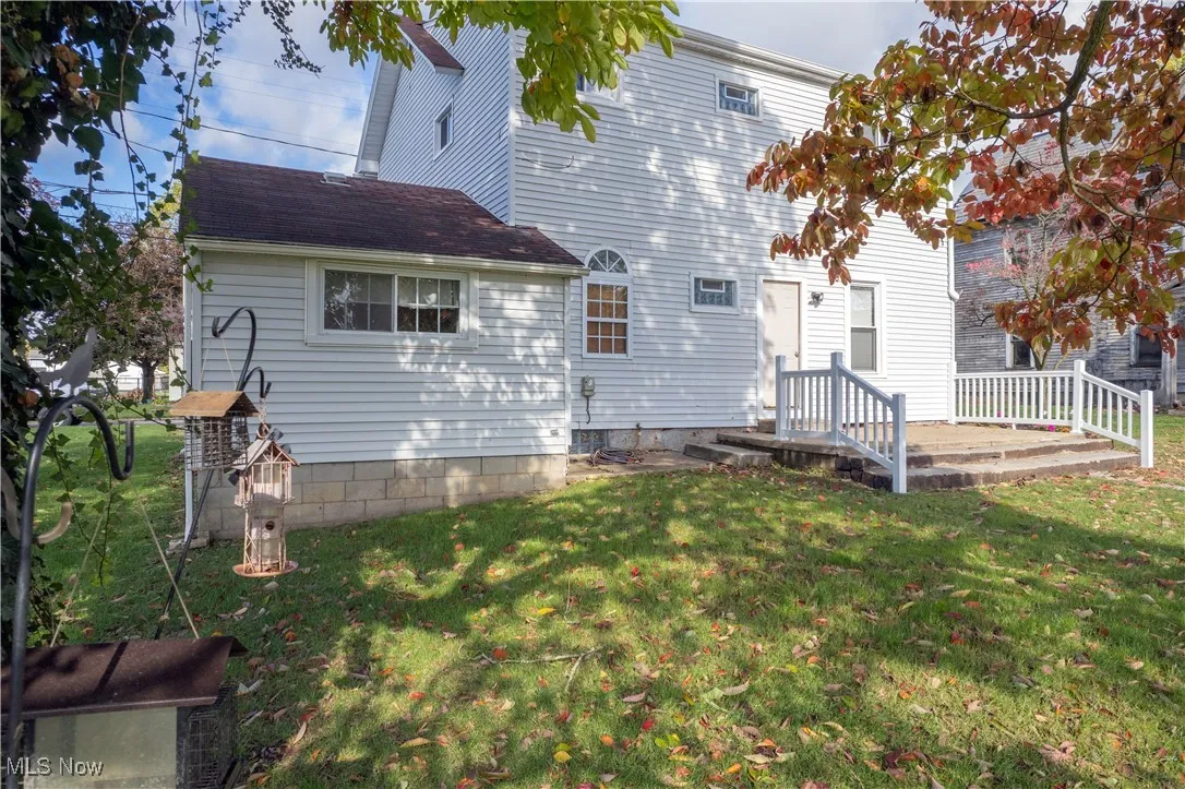 Back view of home