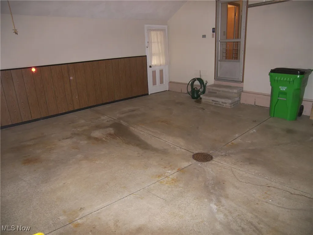 Man Door & Drain + Water source